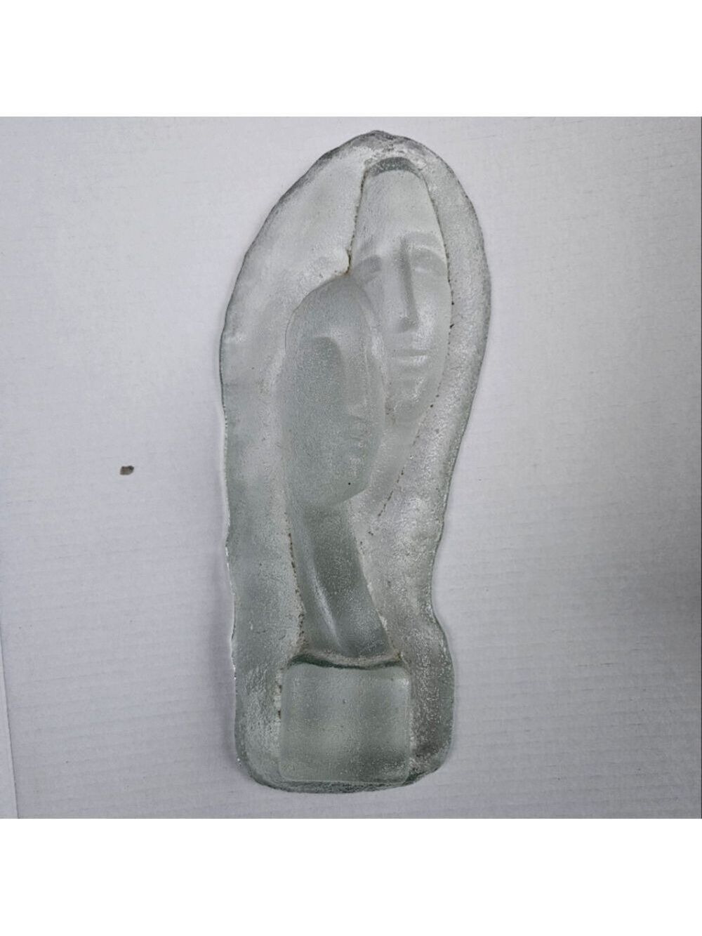 Vintage Unsigned Viking Glass-style Loving Couple